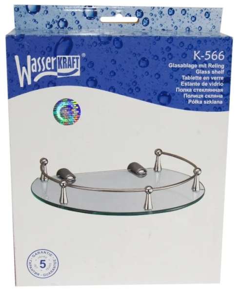 Стеклянная полка для ванной комнаты в Воронеже фото 4