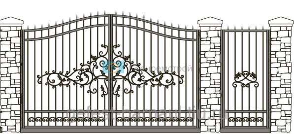 Кованые комплектующие для ворот от производителя в Казани фото 3