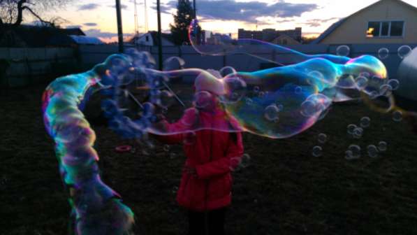 Шоу мыльных пузырей на детский праздник от 20 чел. в Смоленске