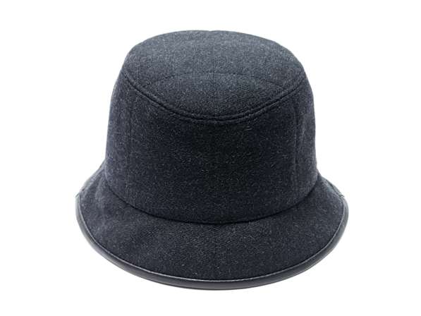 Панама шляпа мужская шерстяная (т. серый) в Москве фото 10