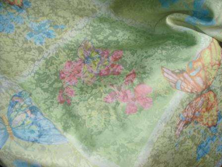 Нежно-салатовая ткань для шторы "Бабочки" в Тамбове фото 5