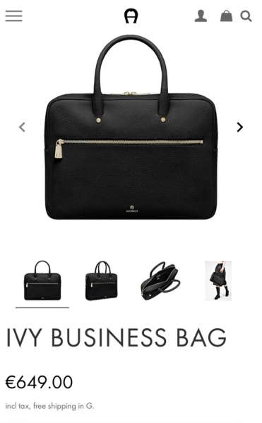 Сумка деловая Aigner в Москве