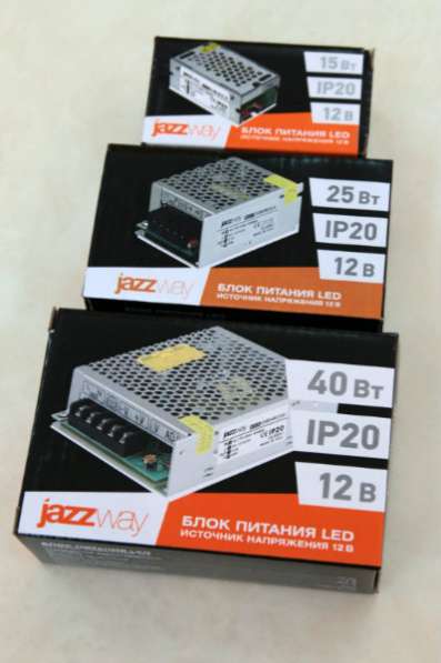 Качественные блоки питания 12V 15-250Вт. Jazzway BSPS