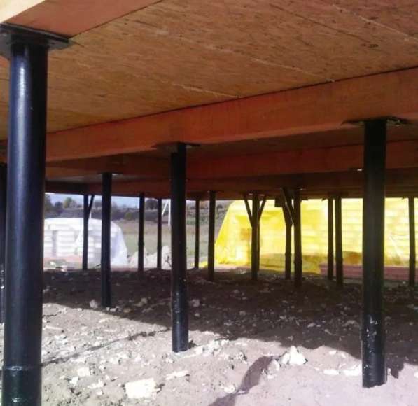 Фундаменты на винтовых сваях