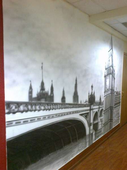 Роспись стен, граффити, услуги художника, аэрография в Москве фото 3