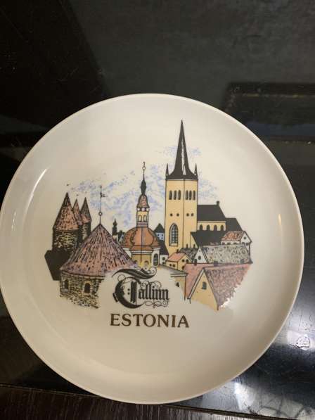 Сувенирная тарелка Эстония