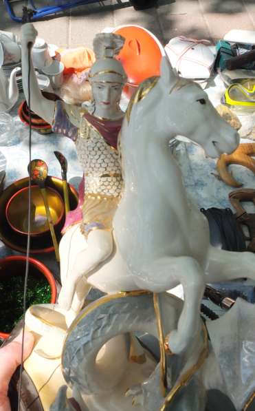 Фарфоровая скульптура Георгий Победоносец, авторский фарфор в Ставрополе фото 6