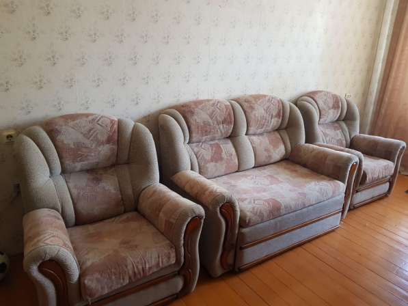 Комплект мягкой мебели Диван и два кресла
