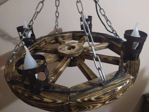 Люстра потолочная колесо в Москве