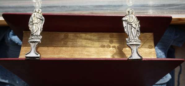Старинное напрестольное Евангелие в серебряном окладе. 1757г в Санкт-Петербурге фото 16