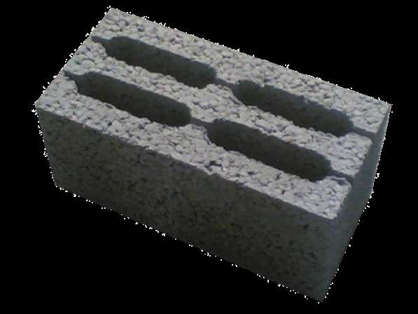 Блоки керамзитобетонные, пустотелые, 390х190х188