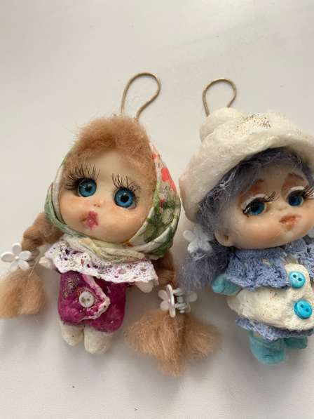 Ватная елочная игрушка