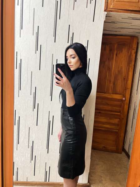 Кожаная юбка миди 42 в Ижевске фото 3