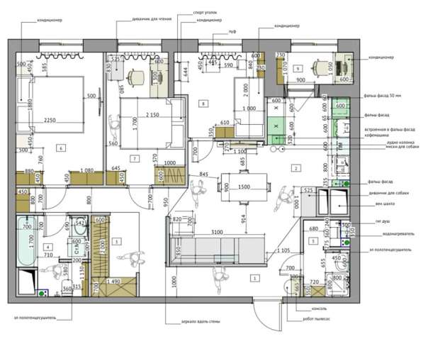 Дизайн интерьера онлайн | Уфа Планировочные решения, 3Д в Уфе фото 8