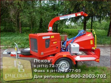 Мобильный измельчитель древесины Teknamotor Skorpion 160 SD (Польша). в Пскове