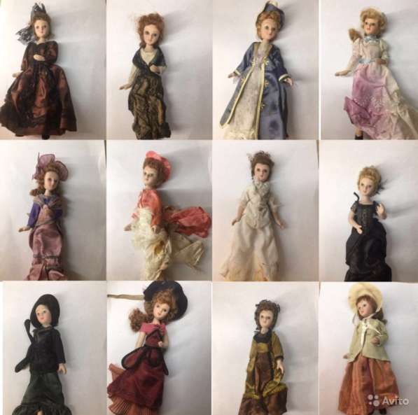 Кукла фарфоровая коллекционная «дамы эпохи» в Колпино