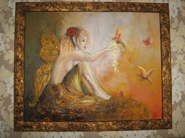 Интерьерная картина Лесная фея (живопись масло) в Москве фото 3