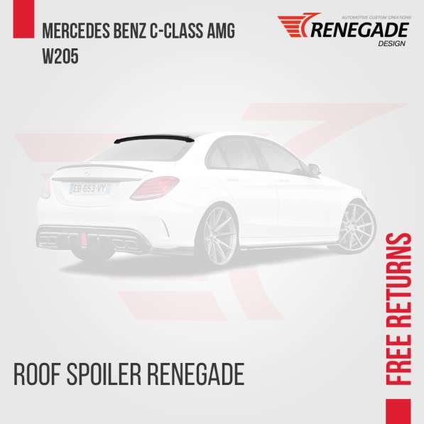 Roof spoiler para Mercedes Benz C-Classe W