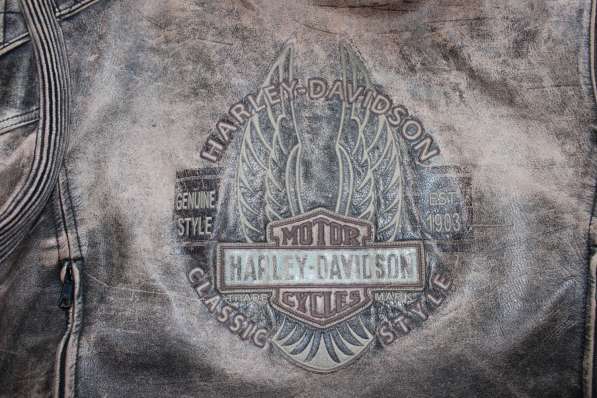 Кожаная куртка Harley Davidson, 2XL в Наро-Фоминске фото 3