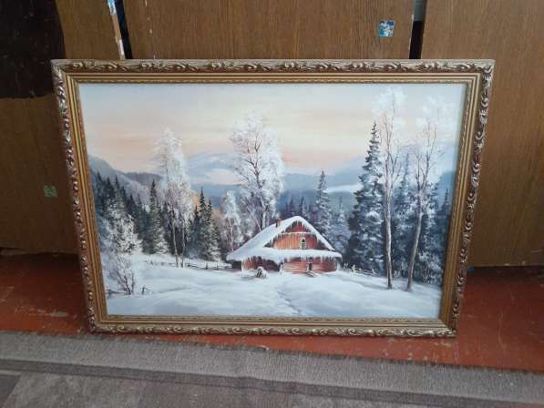 Картина написана в честь зимней погоды