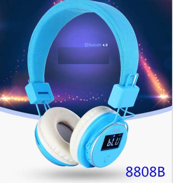 Наушники Bluetooth XK-8808B FM тюнер /mp3 плеер