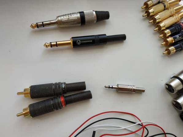 Разъемы XLR, Jack, mini Jack, RCA