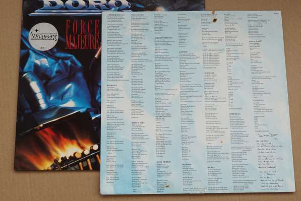 DORO – Force Majeure 1989 Vertigo Germany в Екатеринбурге фото 4