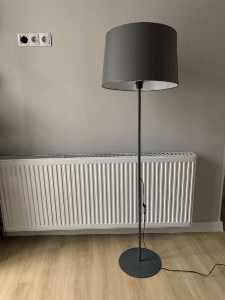 Торшер. Floor lamp in grey color в фото 3