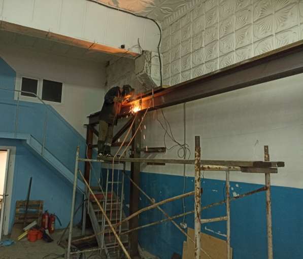 Монтаж крановой эстакады для мостового крана, кран-балки в Красноярске фото 7