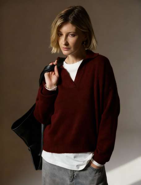 Джемпер вязаный