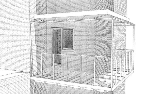 Металлопластиковые конструкции балконов, окна, "под ключ" в фото 3