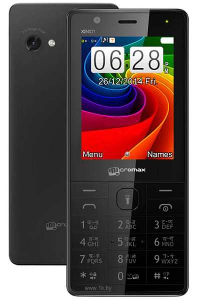 Телефон мобильный Micromax X2401 DUOS Black