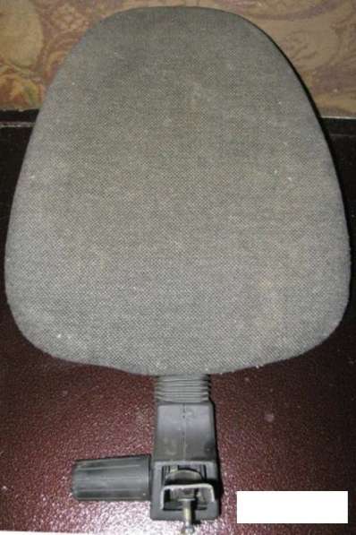 Спинка для офисного компьютерного кресла серая и чёрная в Сыктывкаре фото 3