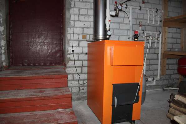 Котёл на дровах длительного горения с автоматикой ATOS в Саратове фото 5