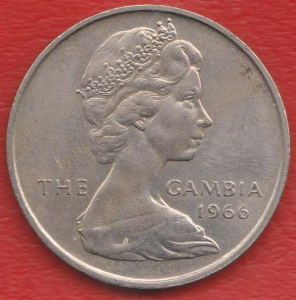 Гамбия Британская 4 шиллинга 1966 г. в Орле