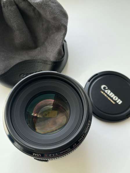 Объектив Canon EF 50mm 1.2 L в Москве фото 4