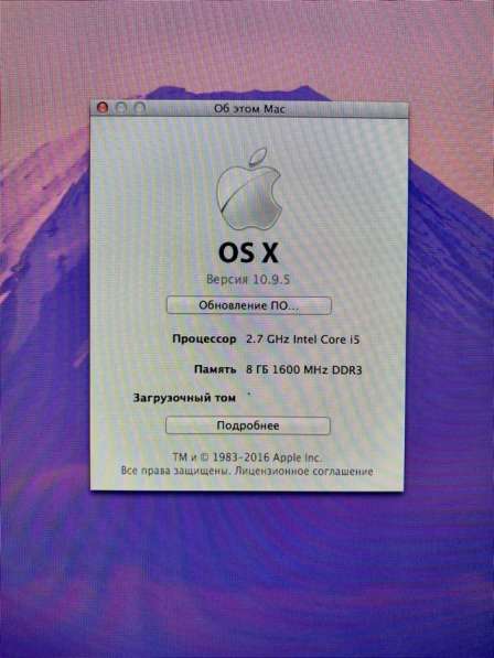 Apple iMac 21,5 дюйма (1920 x 1080), конец 2012г в Пятигорске фото 3
