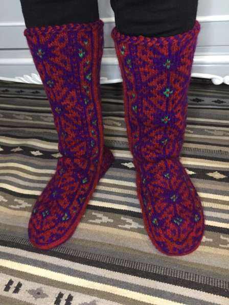 Дагестанские джурабы(носки), связанные вручную
