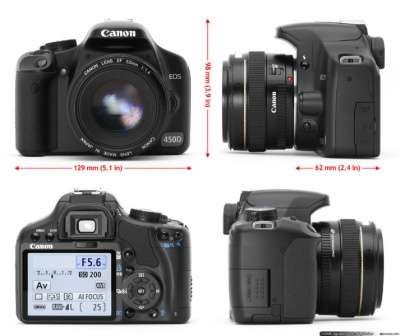 фотоаппарат Canon 450D Kit + 50mm 1.8