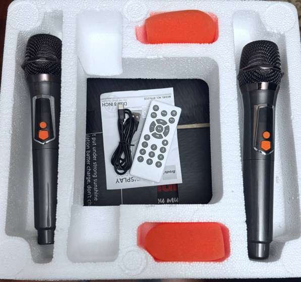 Колонка караоке Brodu Мощная с Bluetooth в Москве