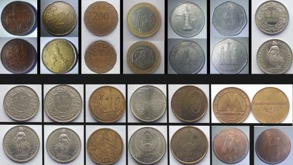 Коллекция: монеты и жетоны, цена разная за 1 шт