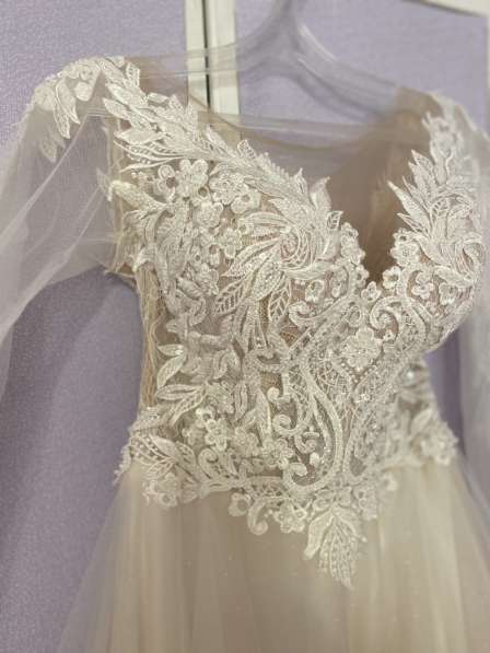 Свадебное кружевное платье в Ногинске фото 3
