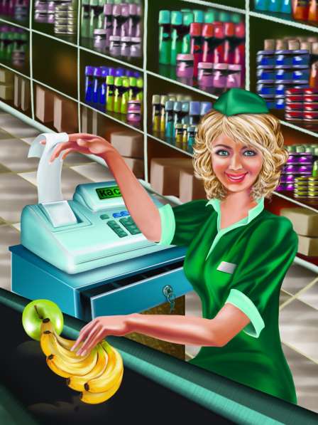 Кассир в ресторан