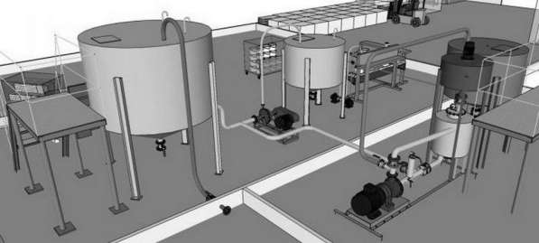 Цех по производству жидкого газона из сапропеля