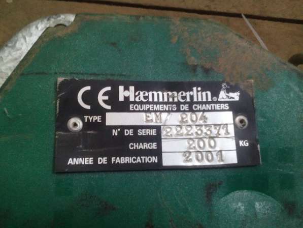 Строительная лебедка ем-204 Haemmerlin г/п 200 кг в Чебоксарах фото 5