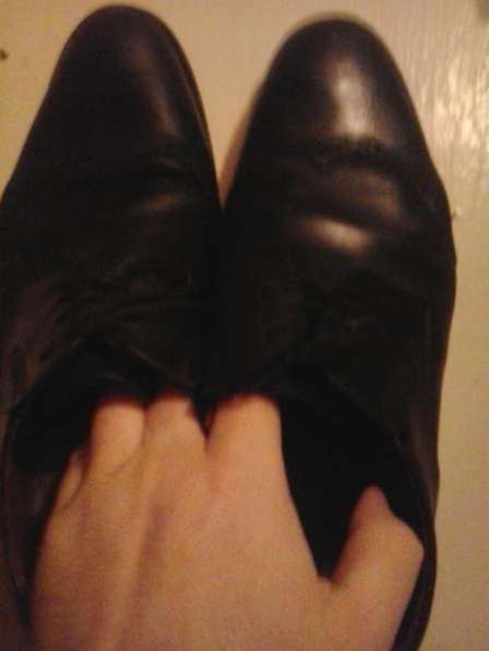 Туфли чёрные Кожаные Мужские р.42 в Симферополе фото 3