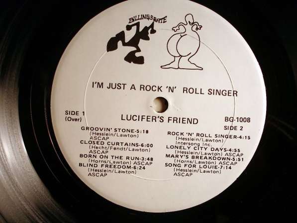 Пластинка Lucifer's Friend ‎– I'm Just A Rock'n'Roll Singer в Санкт-Петербурге фото 3
