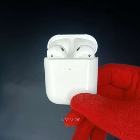 Наушники Apple AirPods 2 Premium + чехол в Новосибирске фото 8