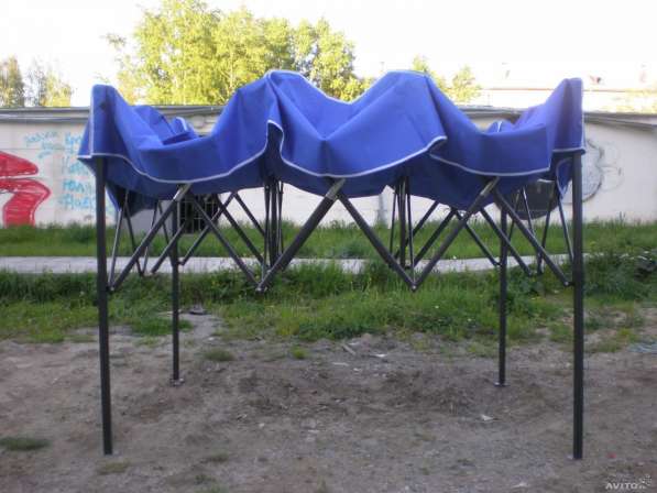 Раздвижной торговый шатер "Усиленный" 3 х 3 м в фото 4