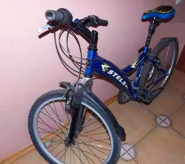 Велосипед синий Stels 510 24" с вилкой AST Omni 191 C4 в фото 3